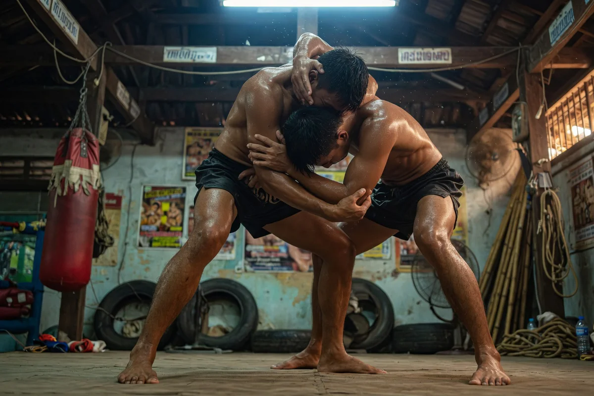 Clinching muay thai devient un système de contrôle avant d’être une épreuve de force