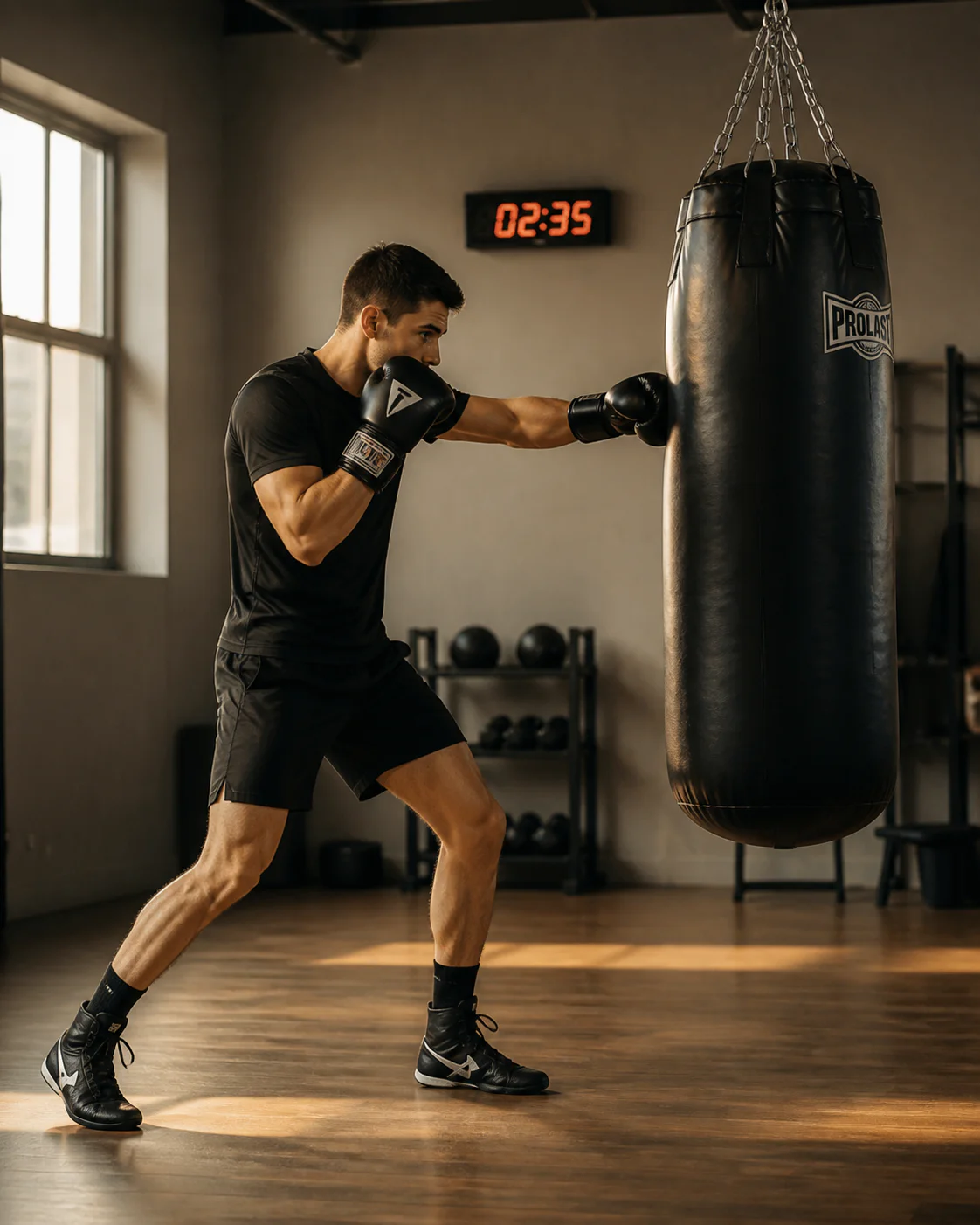 exercice sac de frappe debutant : 3 rounds pour apprendre à frapper avec contrôle