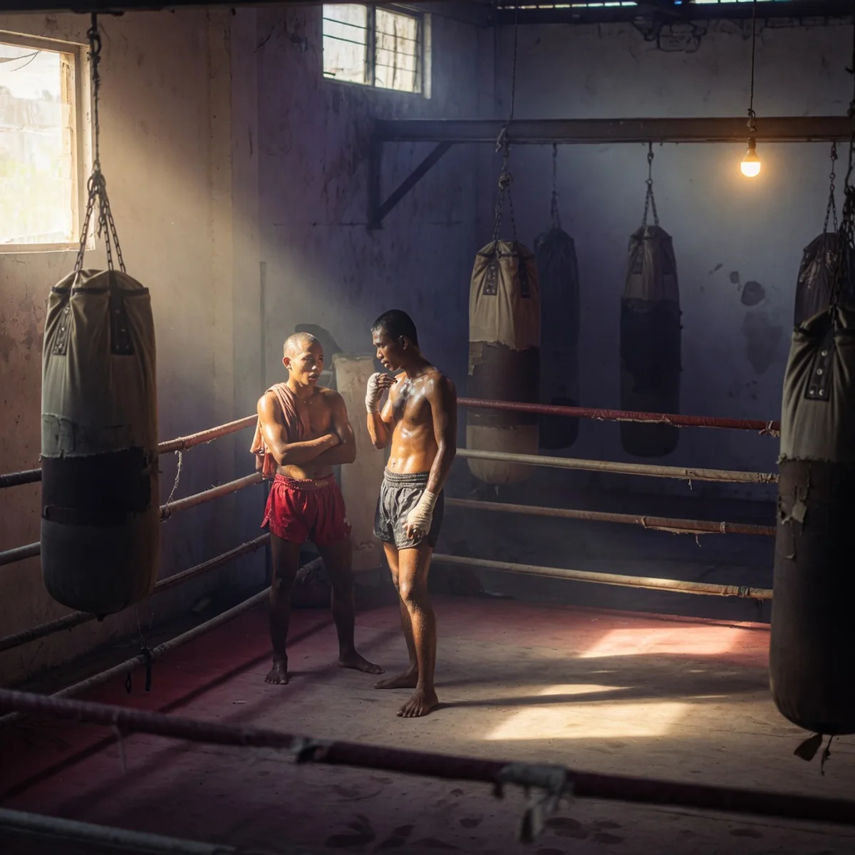Saenchai en entraînement